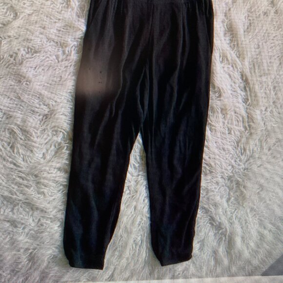 J. Crew Black JUMPSUIT Asymmetrical  Zipper Cap Sleeve  Sz 14T  TALL Sexy - Picture 10 of 12